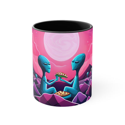 Aliens in Love Coffee Mug, 11oz